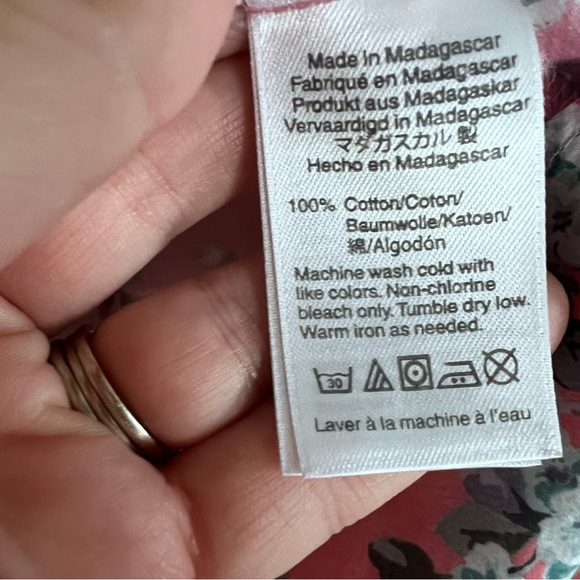 J. Crew with Liberty of London Fabric Josephine Popover Top size 16 - Picture 13 of 15